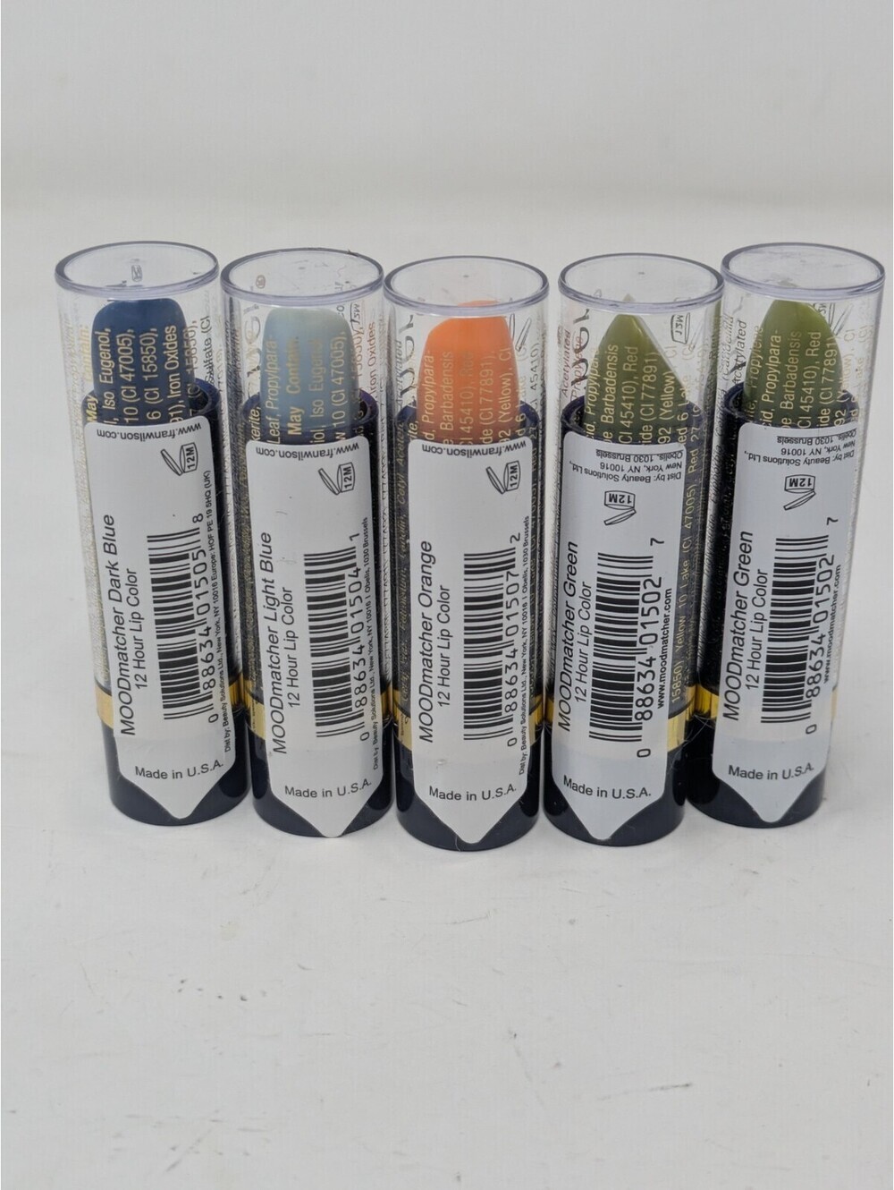 Fran Wilson MOODmatcher Color Changing Lipstick Set Of 5 Fran Wilson NIP - Picture 3 of 4